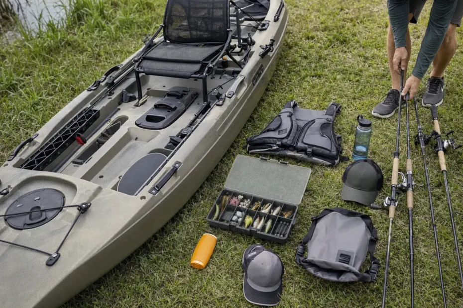 Equipamentos para levar na pesca de caiaque